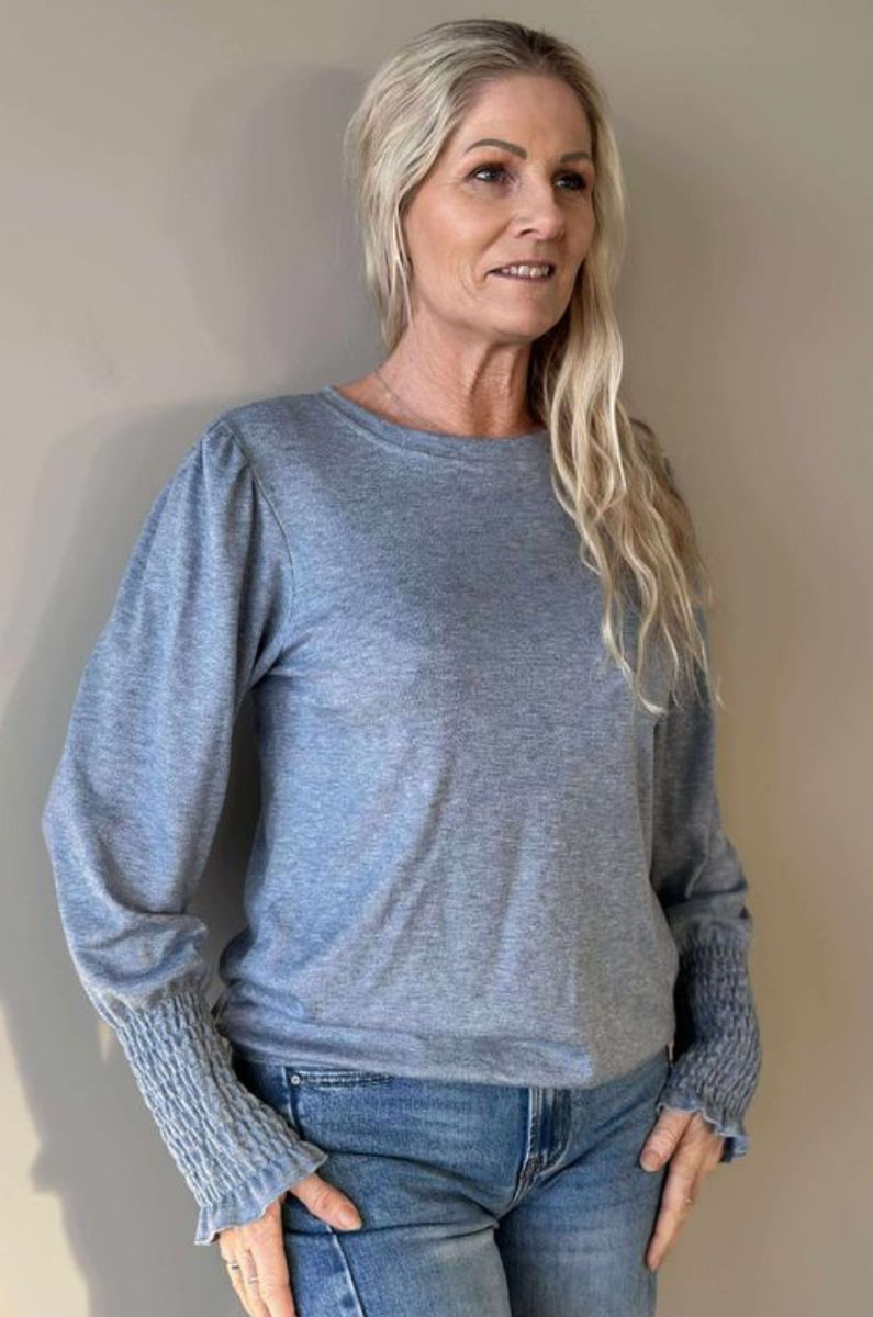 LISA genser blå