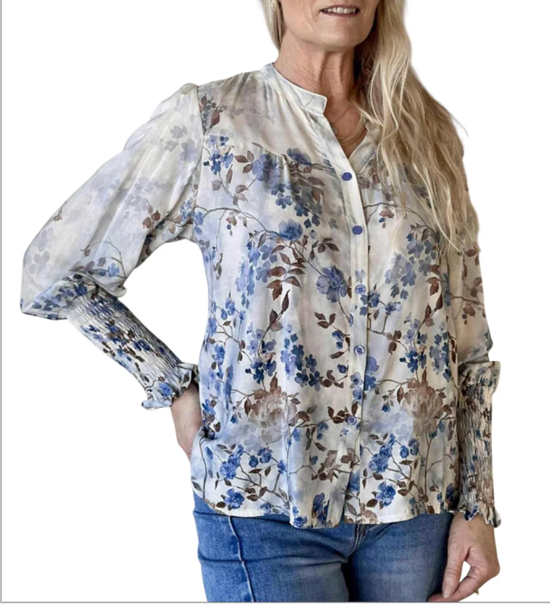 SIA bluse blå