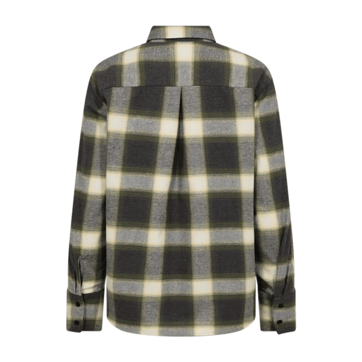 FQERINO-Shirt Dark Grey Mel w Calliste Green