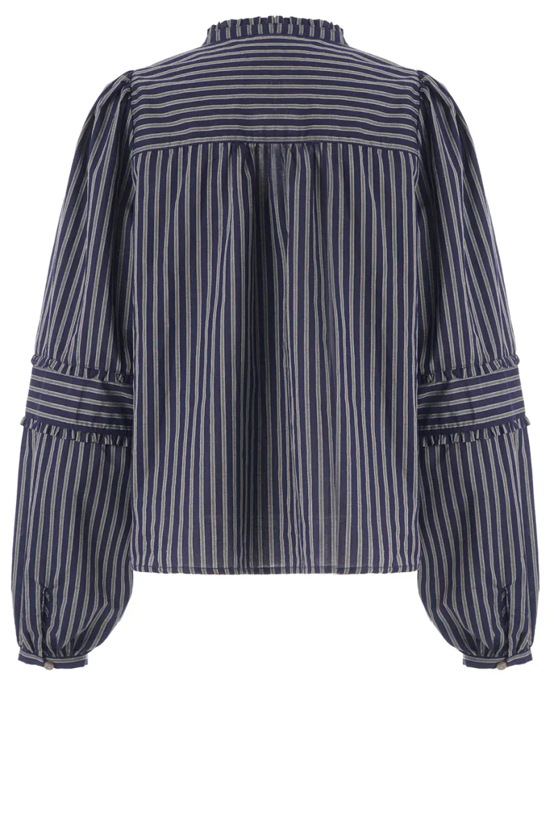 Jing Blouse Night Blue