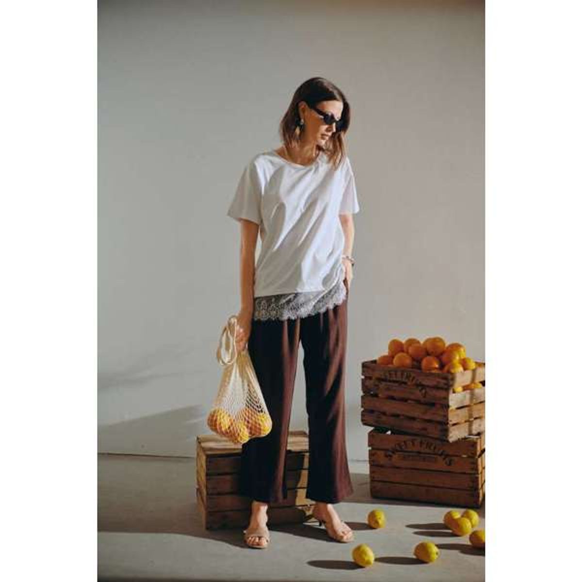 FQLAVA-ANKLE-PANT Coffee Bean