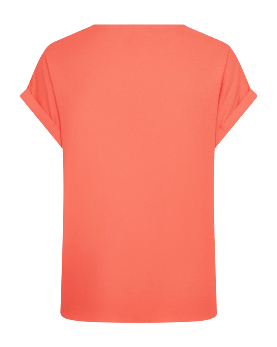 FQLANEY-BLOUSE fresh salmon