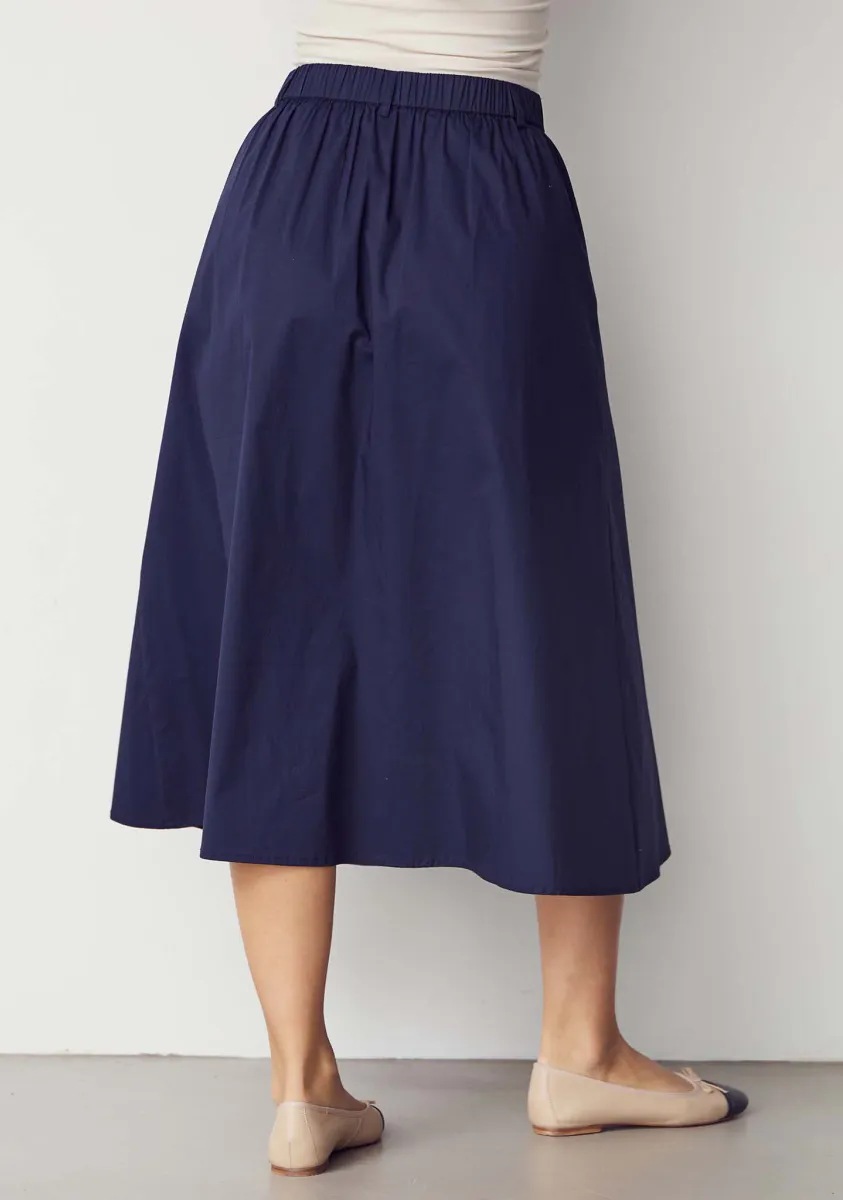 Sigga Long Skirt Navy
